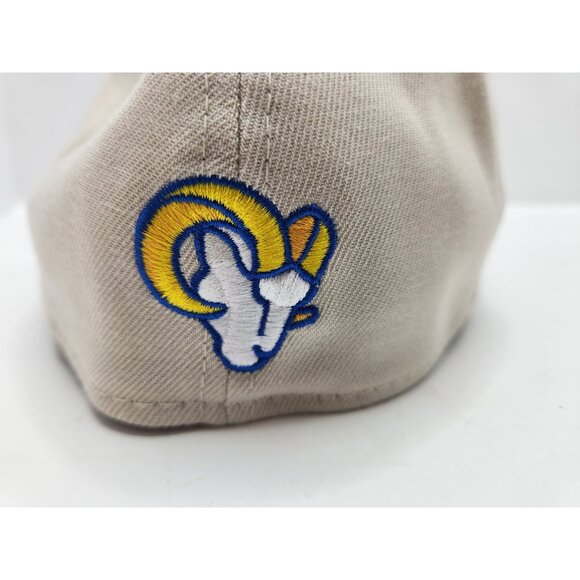 Los Angeles Rams New Era Stone/Royal 2023 NFL Draft On Stage Snapback Hat Cap - Picture 8 of 13